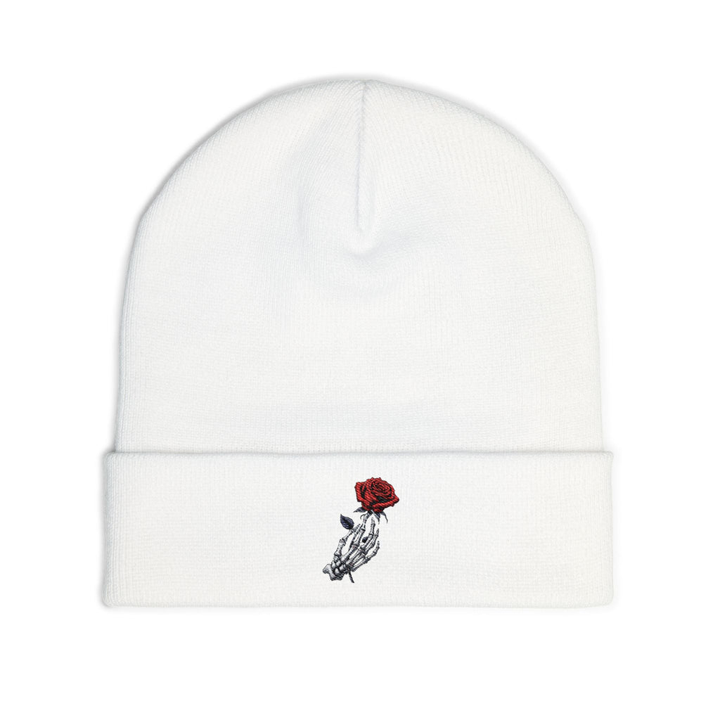 Rose Knit Beanie