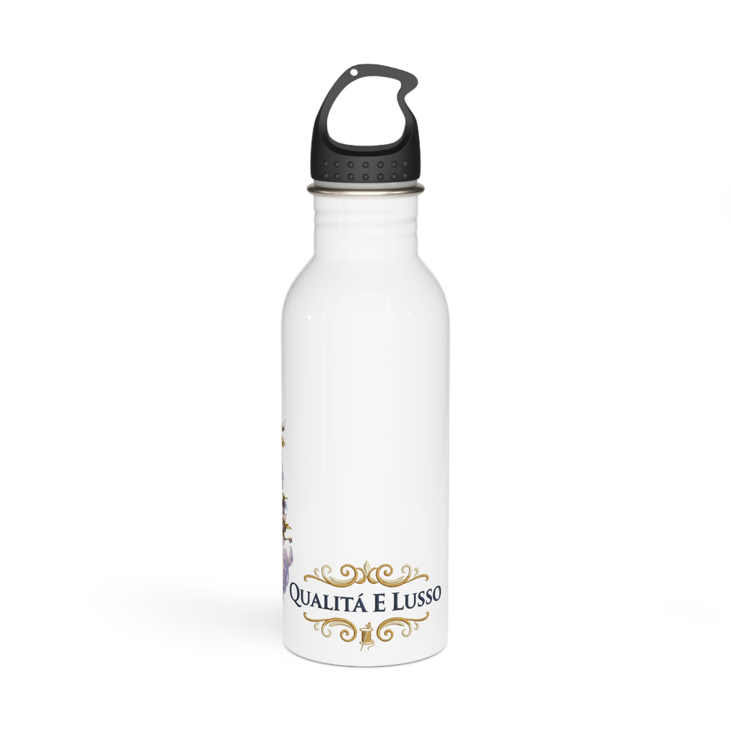 Violin Floral Stainless Steel Water Bottle