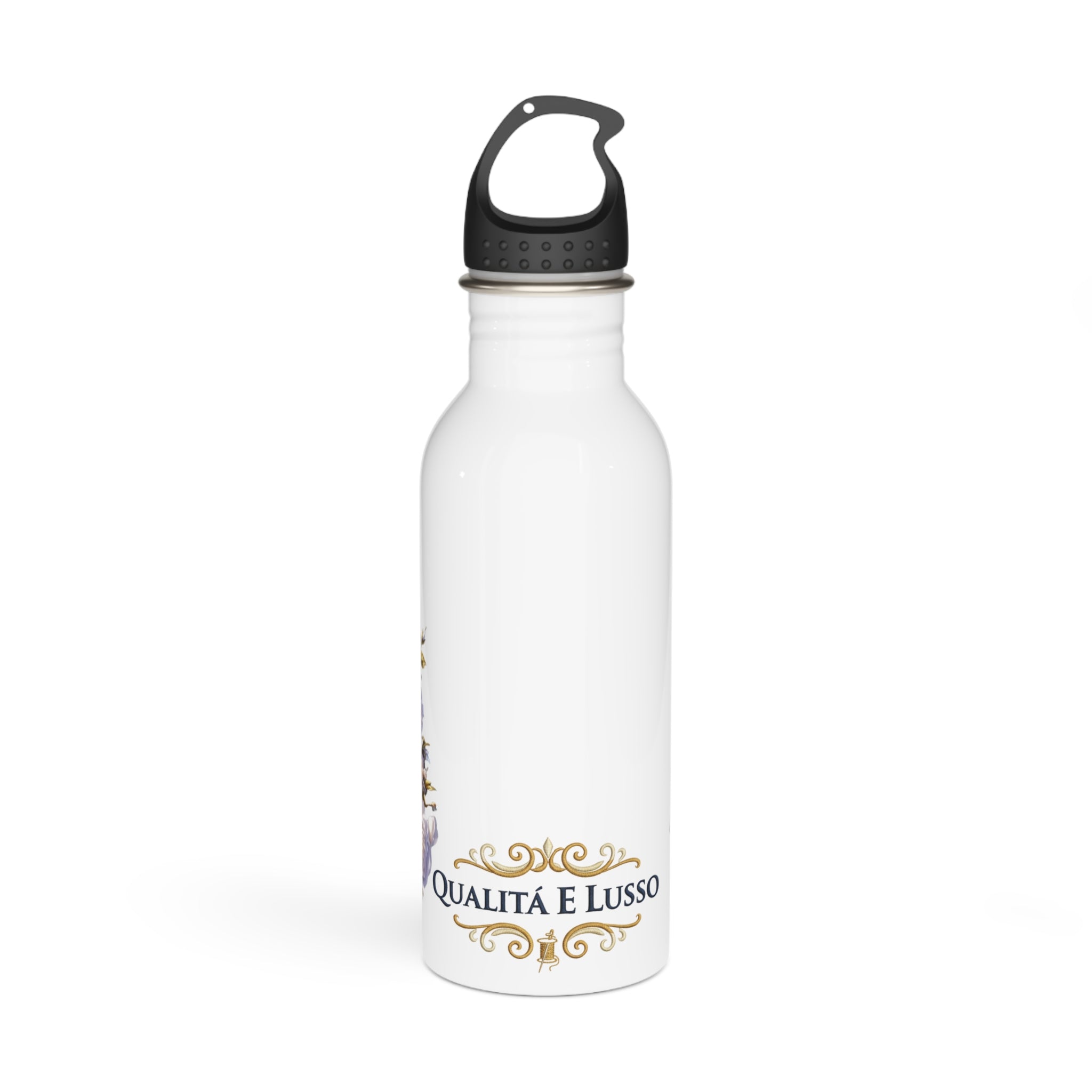 Violin Floral Stainless Steel Water Bottle