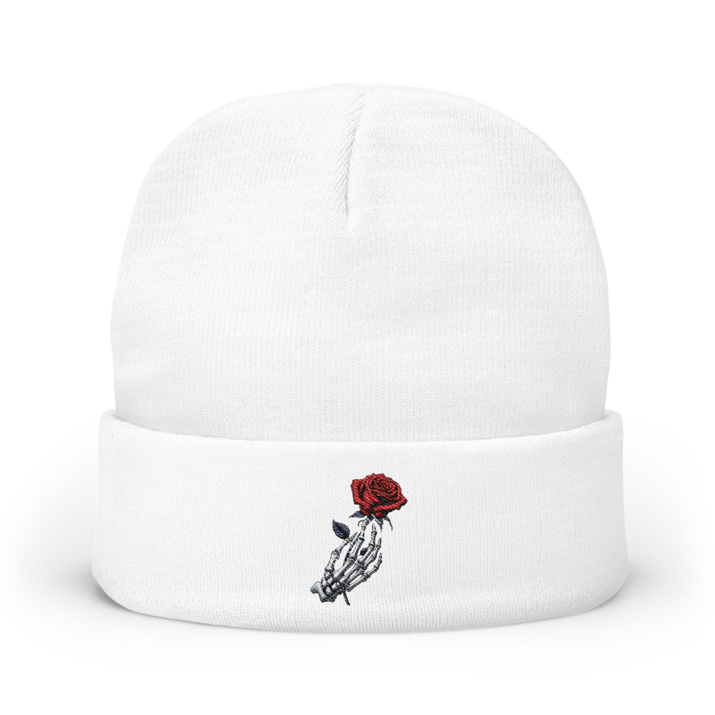 Rose Knit Beanie