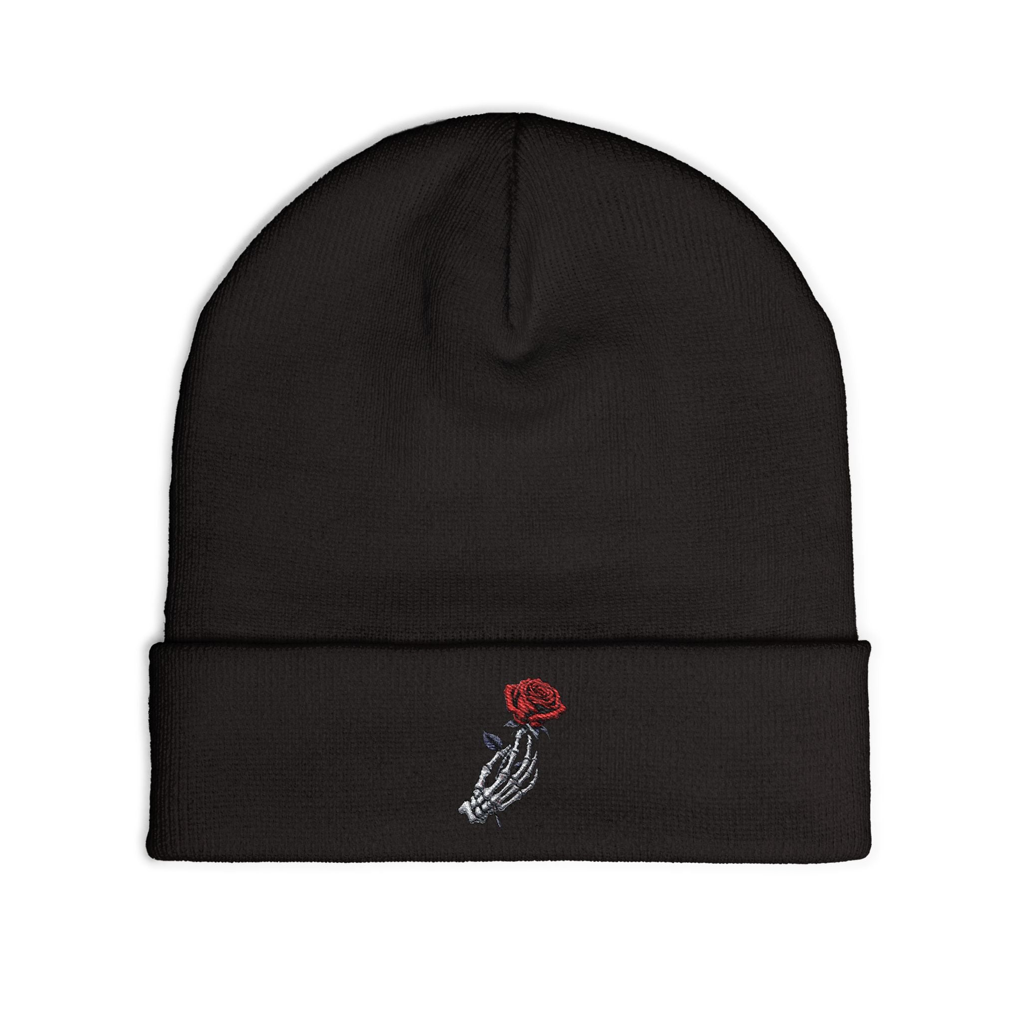 Rose Knit Beanie