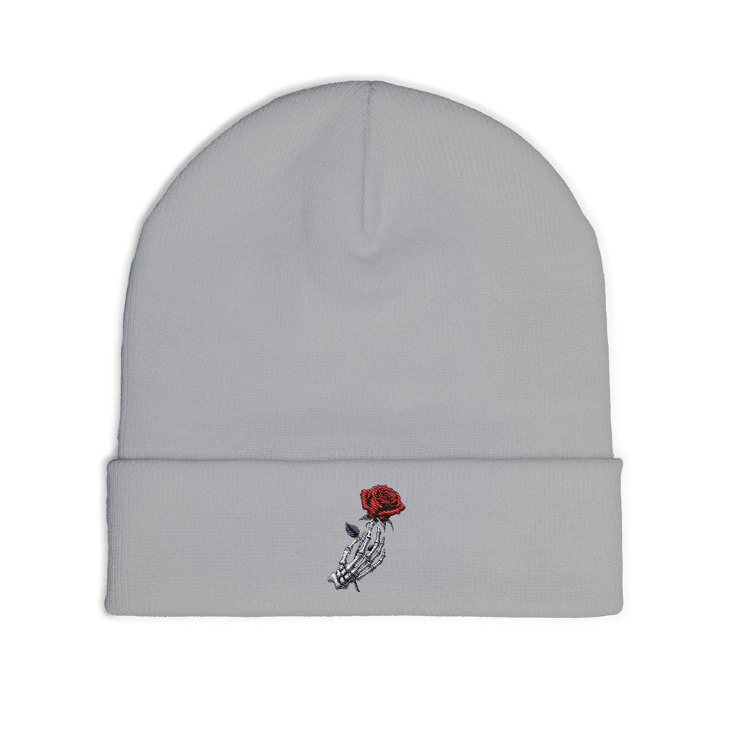 Rose Knit Beanie